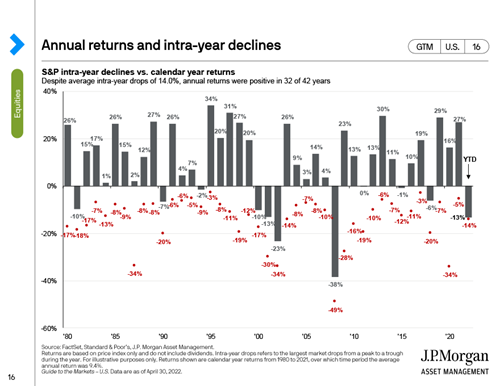 Annual Returns and Intra-Year Declines
